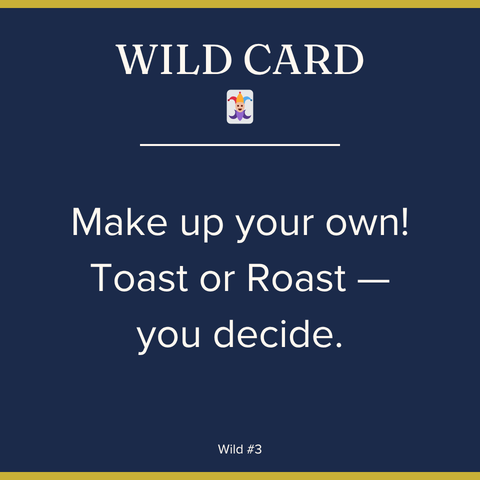 Toast Or Roast Card Game